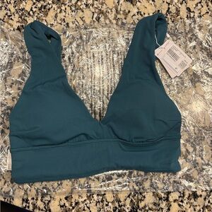 NWT lululemon Align V-Neck Bra size 6 (Light Support, C/D Cup) in Storm Teal